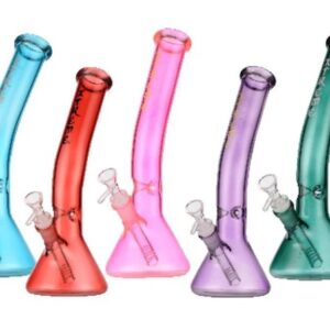 16 INCH XTREME BONG WITH BENT NECK, ASSORTED COLORS. BDL-ARB240